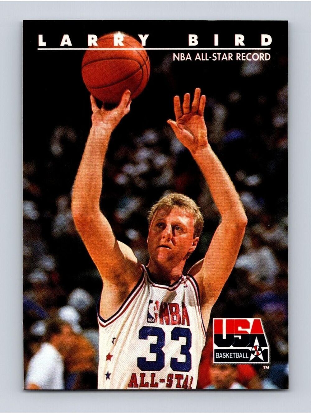 1992 SkyBox USA #16 Larry Bird Basketball Card